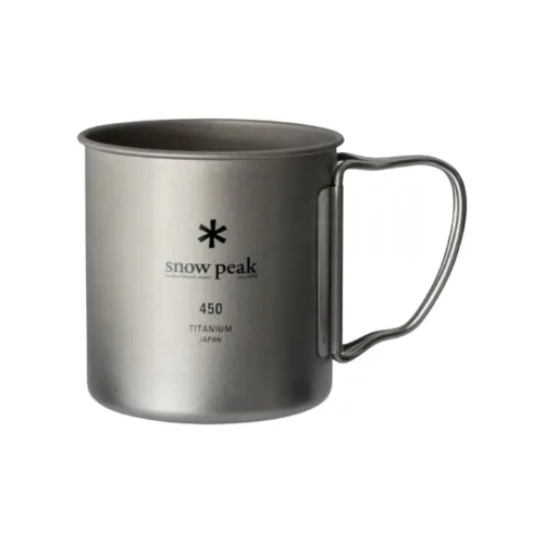 Snow Peak Outdoor Water Equipment Water Container 450ml Titanium