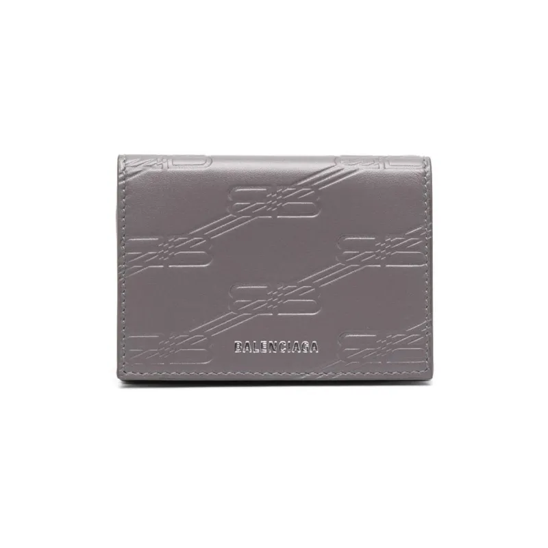 Balenciaga Calfskin Wallet Men's Taupe-0