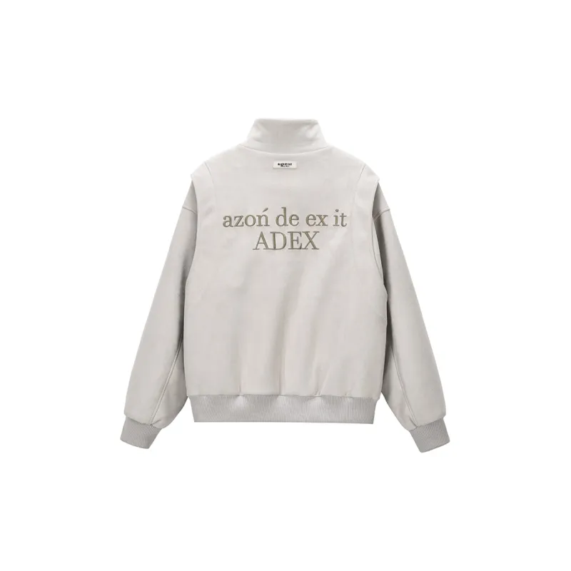 BLACK OF EXIT Jackets Unisex Light Grey, Padded-1