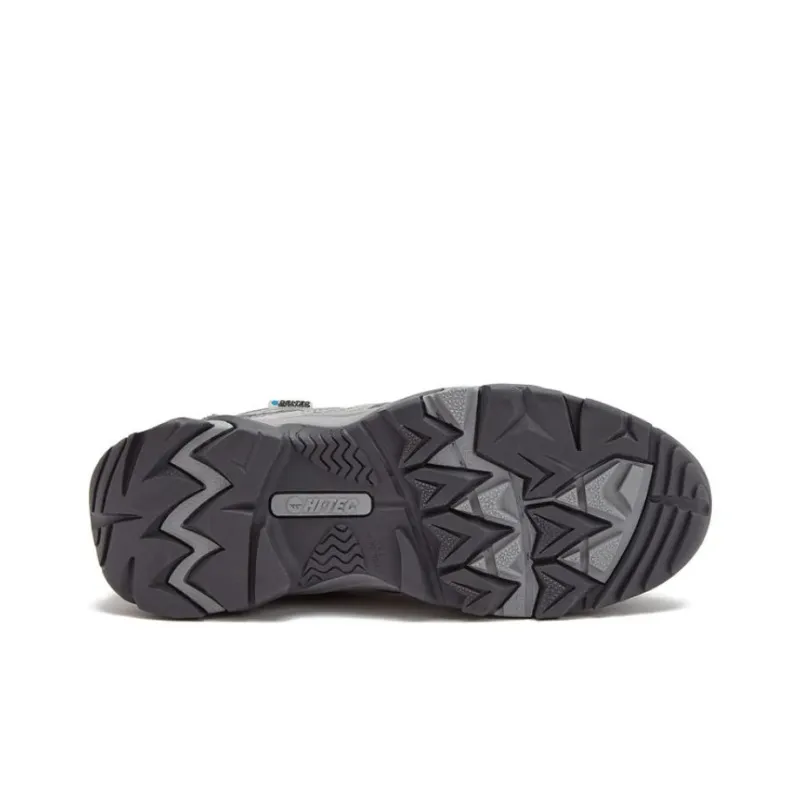 HI-TEC Apex Lite Mid WP Breathable Cushioning Mid-Top Outdoor Shoes Women's Gray Pink-4
