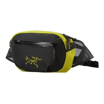 Arcteryx ARRO Nylon One Shoulder Crossbody Fanny Pack Regular Unisex Black Yellow