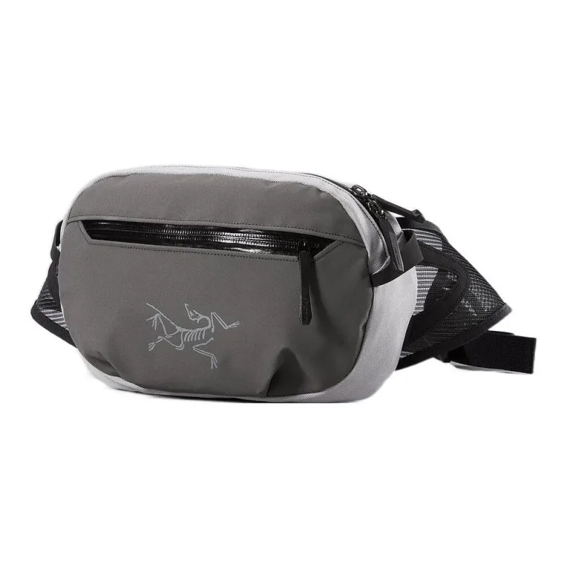 Arcteryx Nylon Fanny Pack Unisex Gray White-0