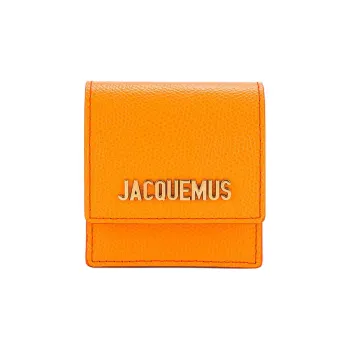 Jacquemus Calfskin Wrist Bag Clutch Women's Orange