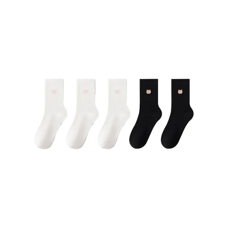 AUGUST Women's Mid Calf Socks-2