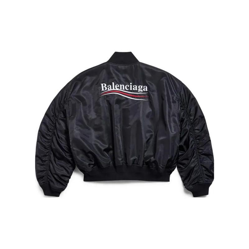 Balenciaga Logo Embroidered Jacket-1