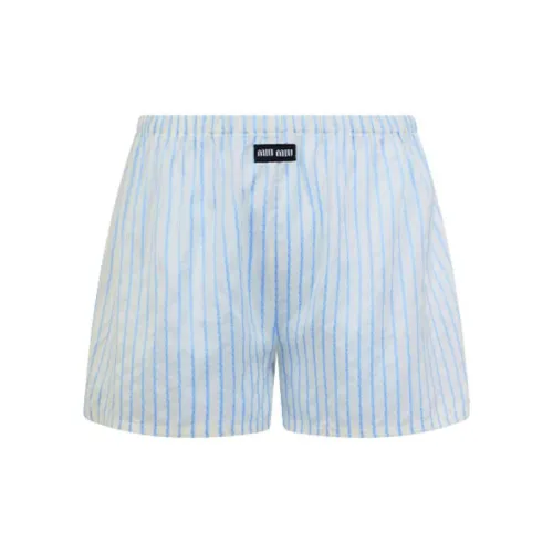 MIU MIU Casual Shorts Women's Light Blue