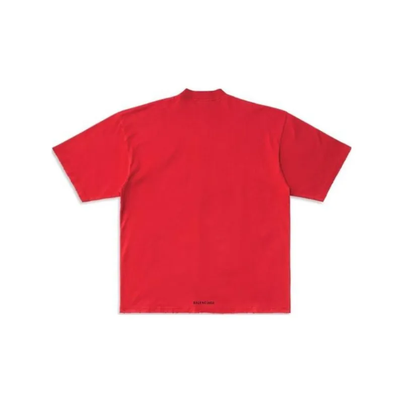 Balenciaga FW23 T Shirt Unisex Red-1