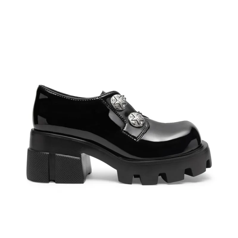 MIO Loafers Women's Low Top Black-2