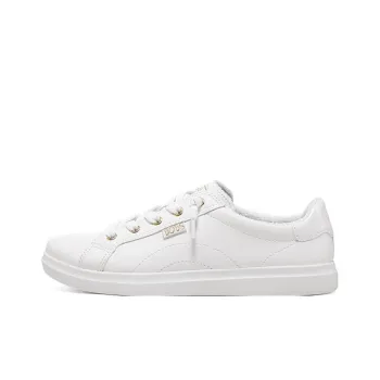 Skechers BOBS D'VINE Non slip Lightweight Low Top Skateboard Shoes Women's White