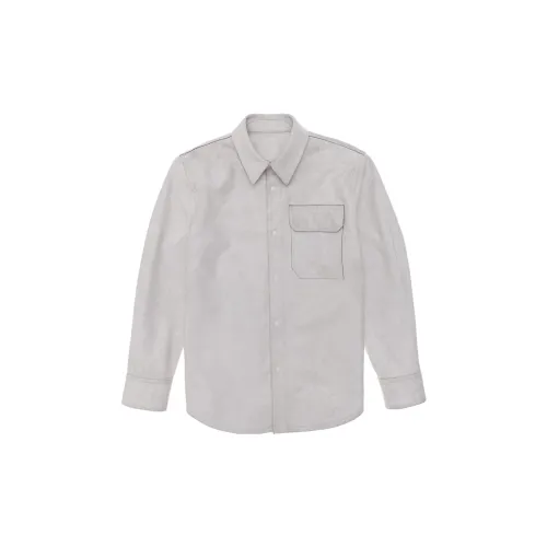 Helmut Lang Leather Jackets Men White