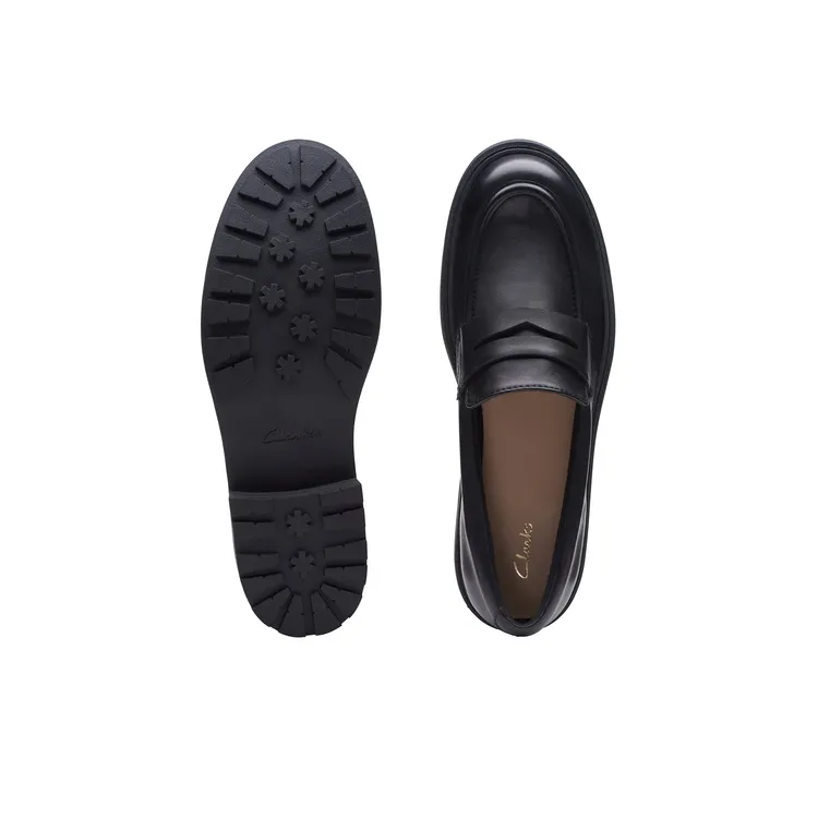 Clarks Aureli Series Casual Single Shoes Women's Black-2