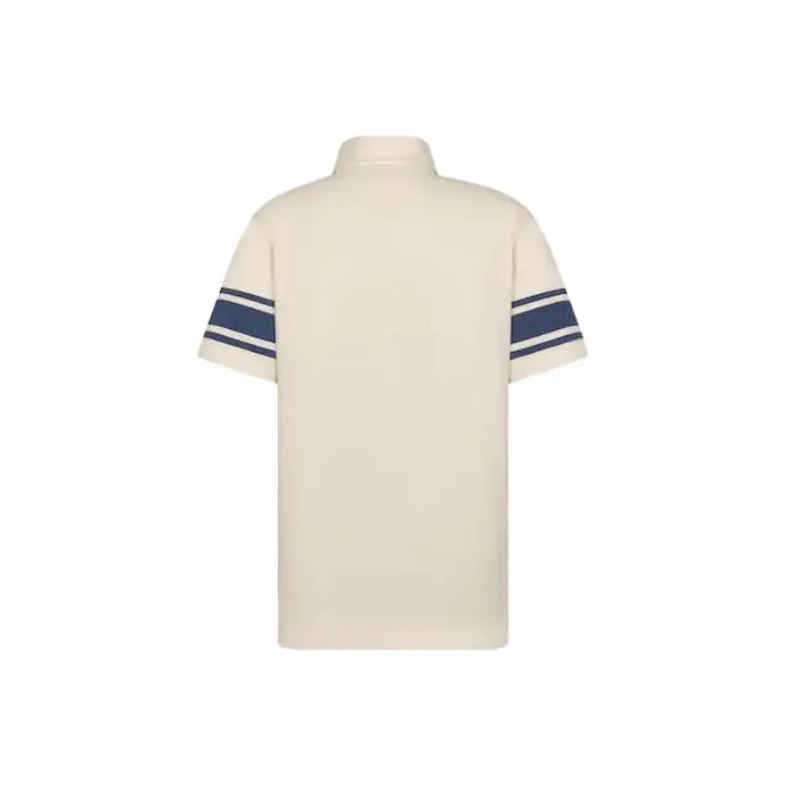 DIOR X Denim Tears Relaxed Fit Polo Shirt-1