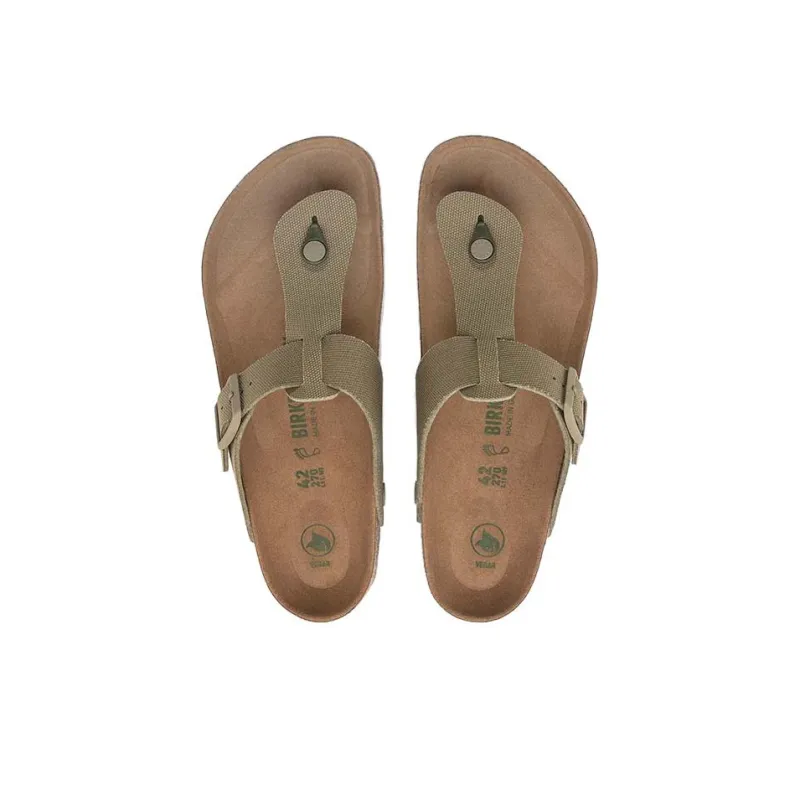 Birkenstock Medina Vegan Textile Narrow Fit Sandals 'Faded Khaki'-3