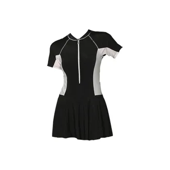 LEACCO Swimming Sets Polyamide Polyester Elastane Pool Women's Black