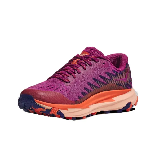 HOKA ONE ONE Torrent 3 Anti-Slip Wear-Resistant Low-Top Running Shoes Women's Purple