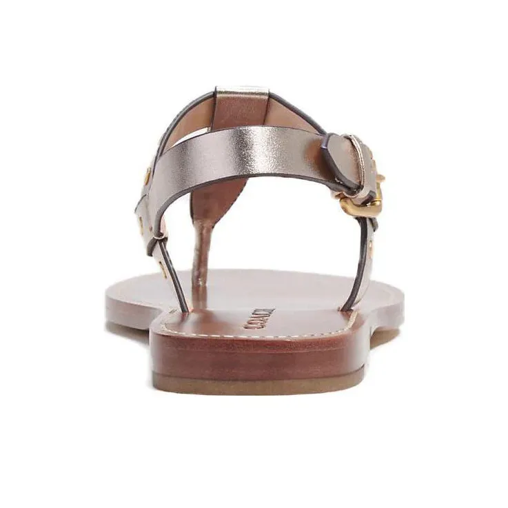 COACH Hailee Flip Flops Women's Brown-3