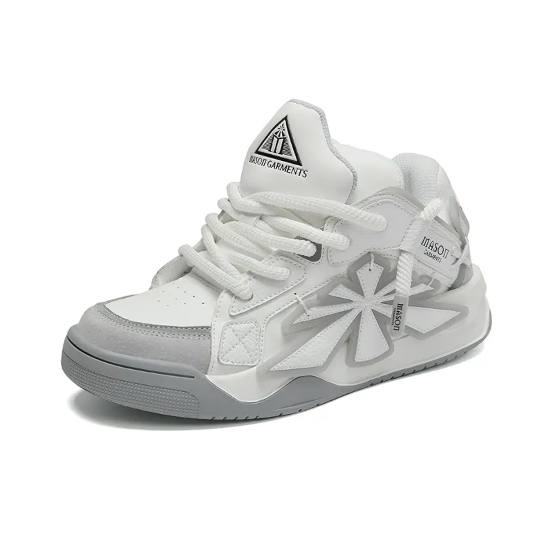 Masongarments Xinghui Coverage Wear Resistant Low Top Skateboard Shoes Unisex Cream Gray Includes Mystery Box-1