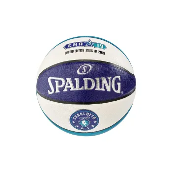 SPALDING PU Basketball White Blue Size 7 Ball Training Unisex