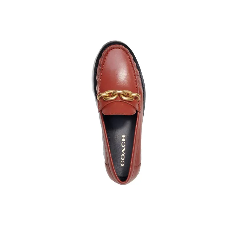 COACH Jes Loafers Women's Red-3