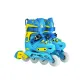 Upgraded Lock-Wheel Model-Blue Light-Up-Unlined Shoes