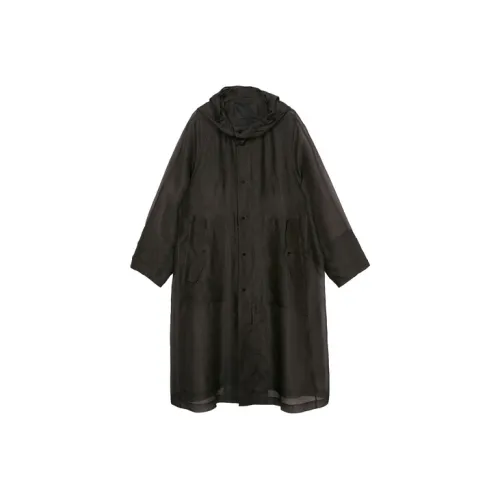 CROQUIS Trench Coats Unisex 021 Charcoal Gray