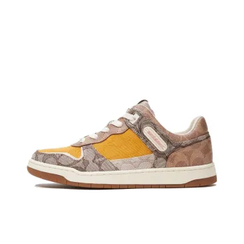 COACH Low Top Skateboard Shoes Women's Tan