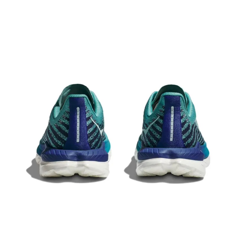HOKA ONE ONE Mach 5 Anti Slip Wear Resistant Low Top Running Shoes Women's Cyan-5