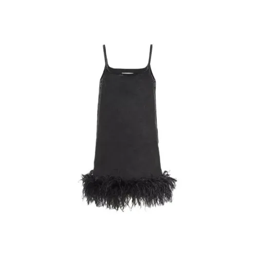 MIU MIU Slip Dresses Women's Black