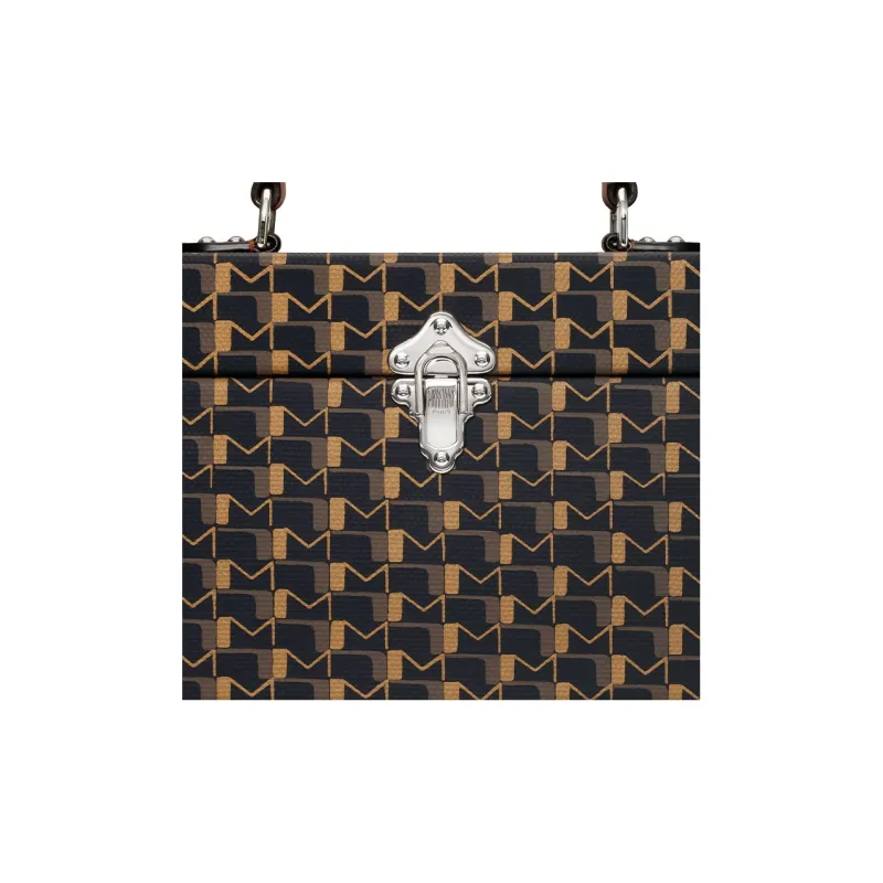 Moynat Canvas 1920 Collection With Calfskin Trim Shoulder Bag Crossbody Bag Handbag Women's Brown-3