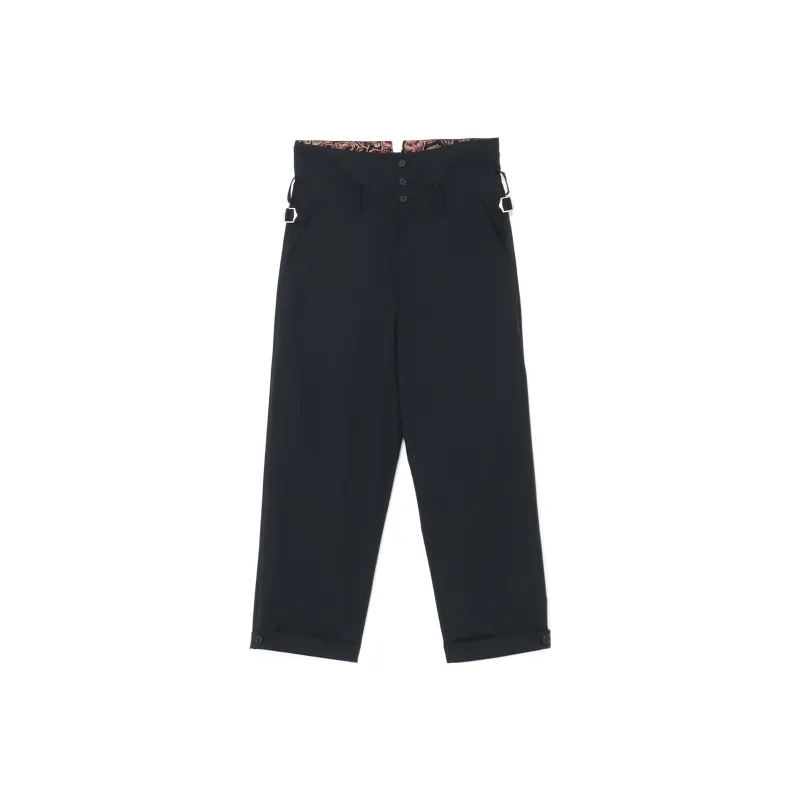 Yohji Yamamoto Casual Pants Unisex Black-2