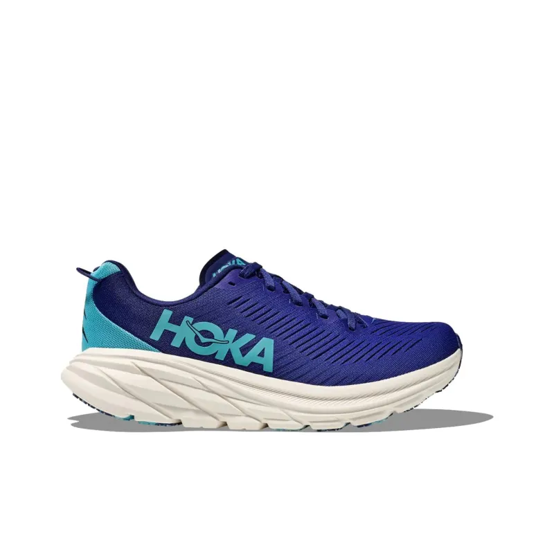 HOKA ONE ONE Rincon 3 W Anti Slip Wear Resistant Low Top Running Shoes Men's Blue-1