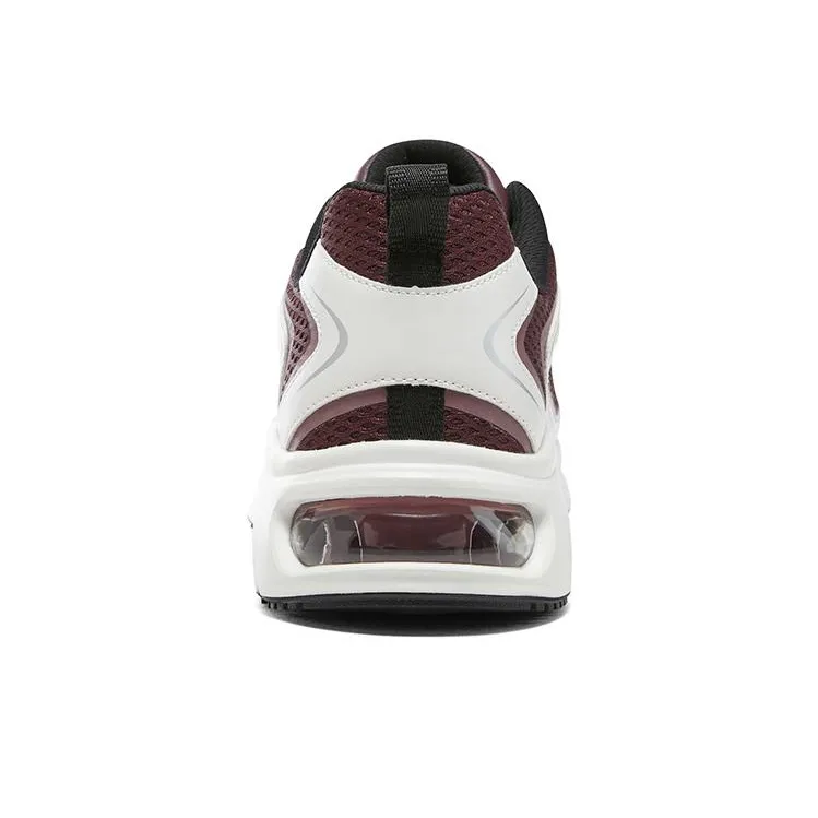 Skechers Uno Cushioning Anti Slip And Wear Resistant Low Top Running Shoes Men's White Red-3