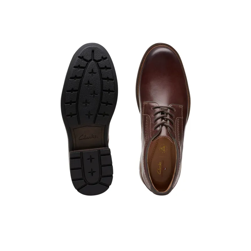 Clarks Youyue Shire Series Dress Shoes Men's Brown-2