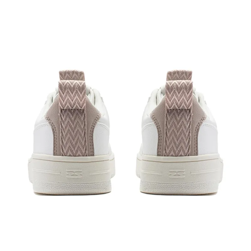 LiNing Star Sugar Anti Slip Wear Resistant Lightweight Breathable Low Top Skateboard Shoes Women's White-5