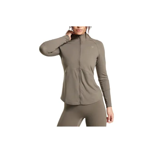 GYMSHARK Jackets Women's Brushed Brown