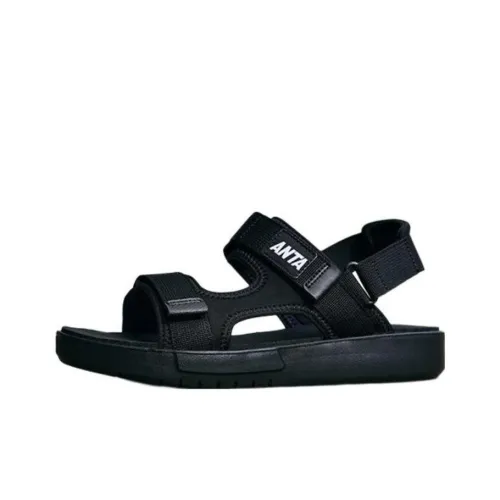 ANTA Life Collection Beach Sandals Men Black