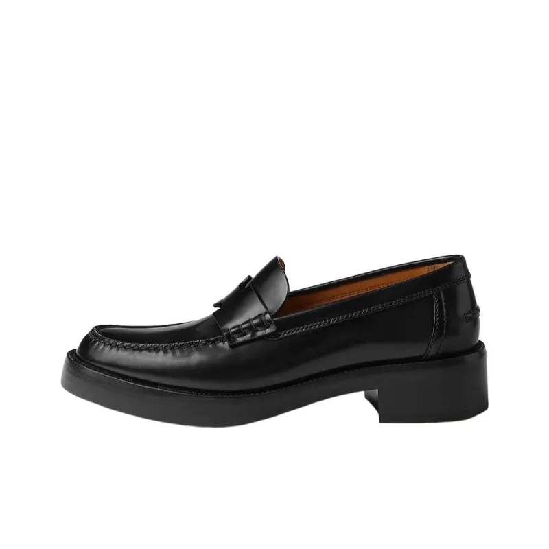 HERMES Hour Loafer Noir Calfskin Leather-0