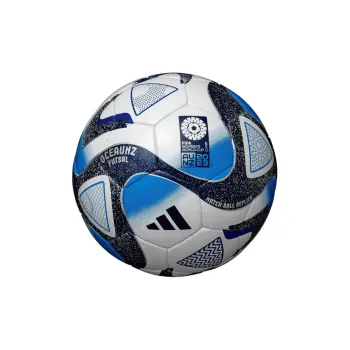 Adidas Size 3 Soccer PU Hand-Stitched Soccer Ball Unisex White Blue