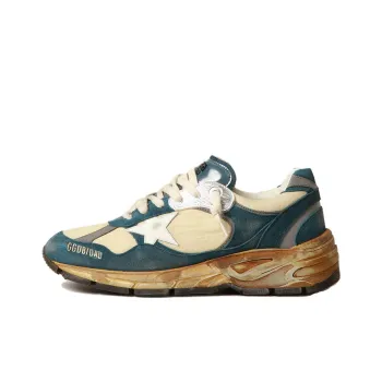 Golden Goose Dad Star Low Top Casual Shoes Women's Green Vintage Version