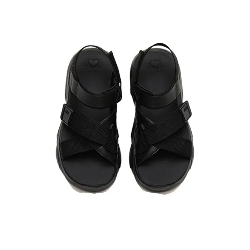 Anta Life Collection Beach Sandals Women's Black-1