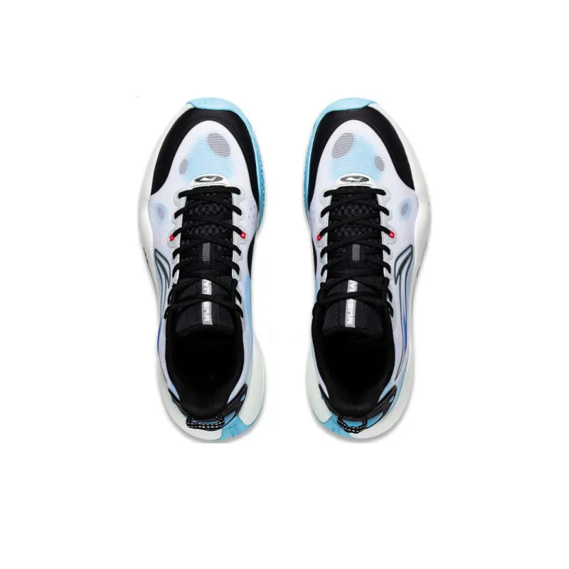 LiNing YuShuai Team Cushioned Slip Resistant Low Top Basketball Shoes Men's White Black-3