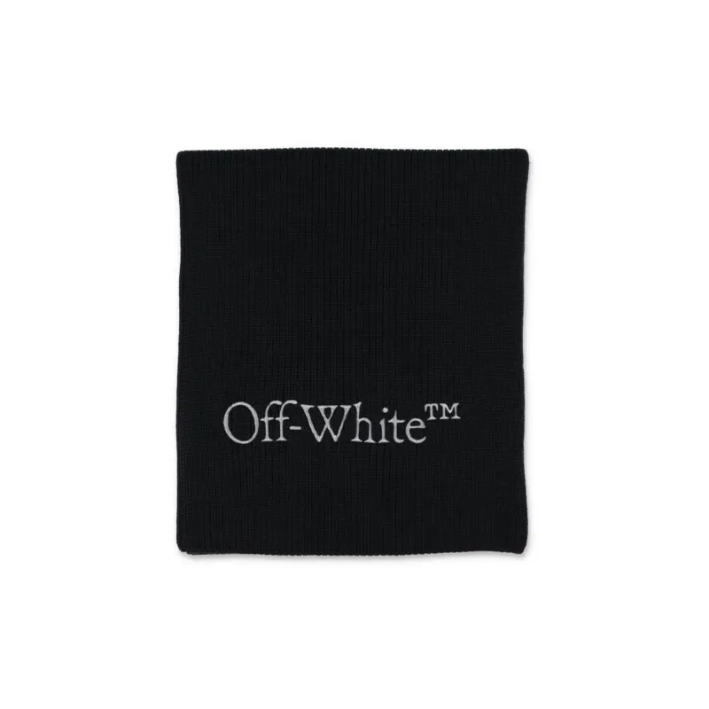 OFF WHITE Bookish Knit Scarf-0