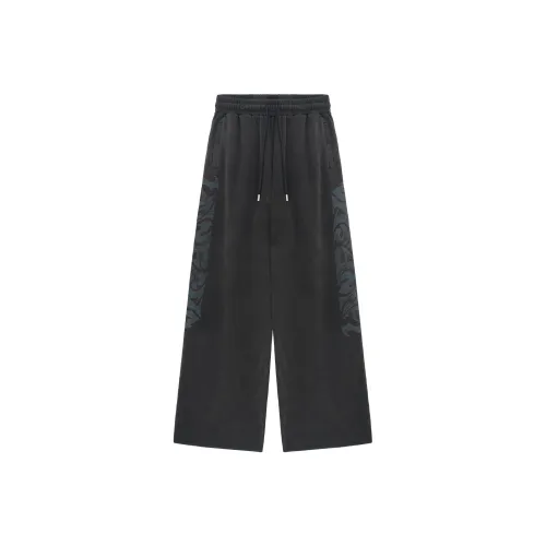 UNVESNO Casual Pants Unisex Black