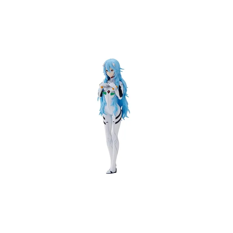 SEGA Rei Ayanami Neon Genesis Evangelion Eva Long Hair Bonus Gifts 21cm-1