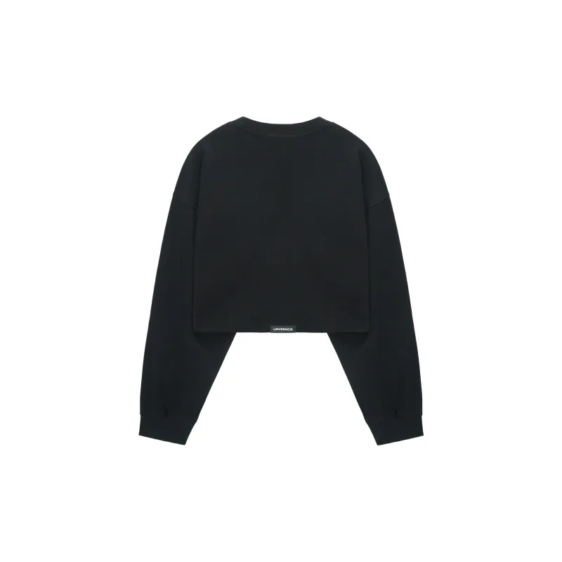 UNVESNO Sweatshirts Unisex Black-3