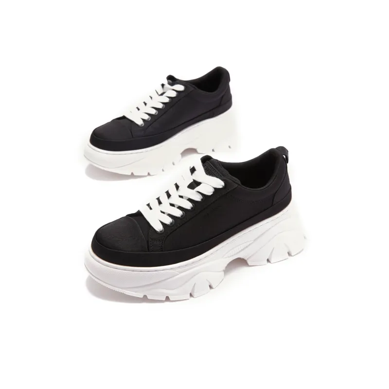 PEDRO Low Top Casual Shoes Women's Black-1