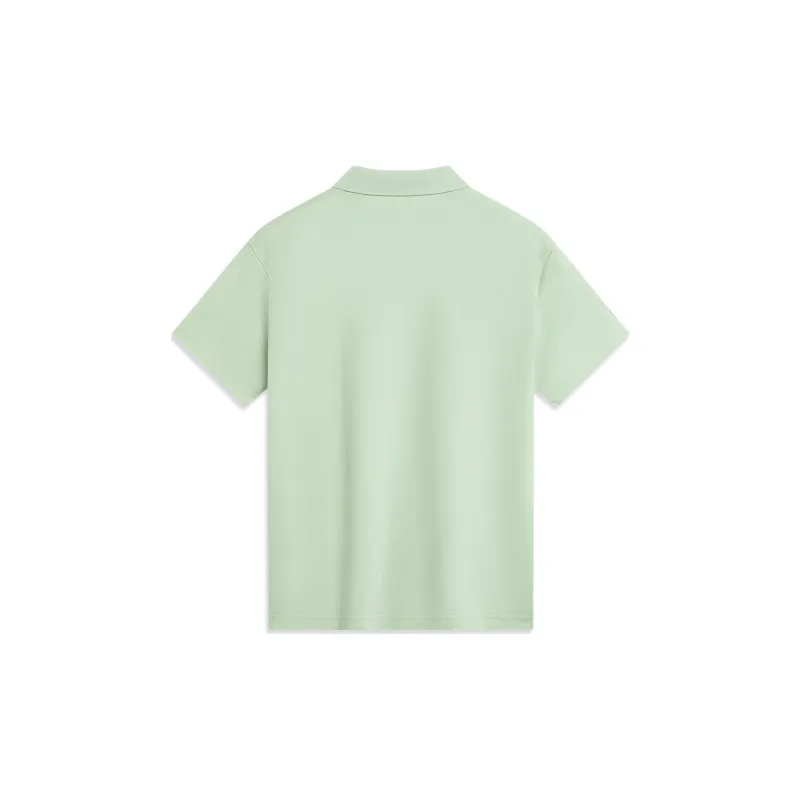 LiNing Sports Life Collection Polo Shirt Men's Bamboo Green-1