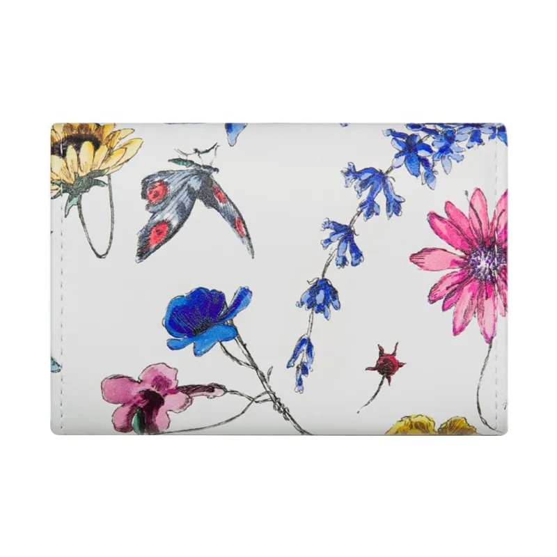 DIOR Caro Calfskin Wallet Extra Small Women's White/Multicolor-2