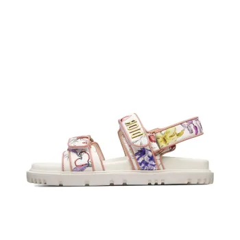 DIOR DiorAct Beach Sandals Women's White