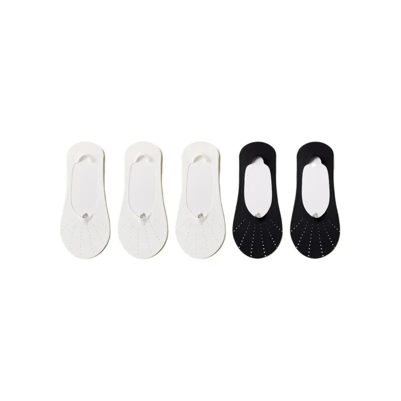AUGUST Women's No Show Socks-4
